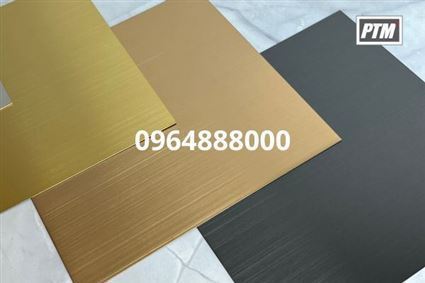 Tấm Inox Màu PTM — Vật Liệu Trang Trí Đẳng Cấp, Bền Bỉ & Thẩm Mỹ Tối Ưu