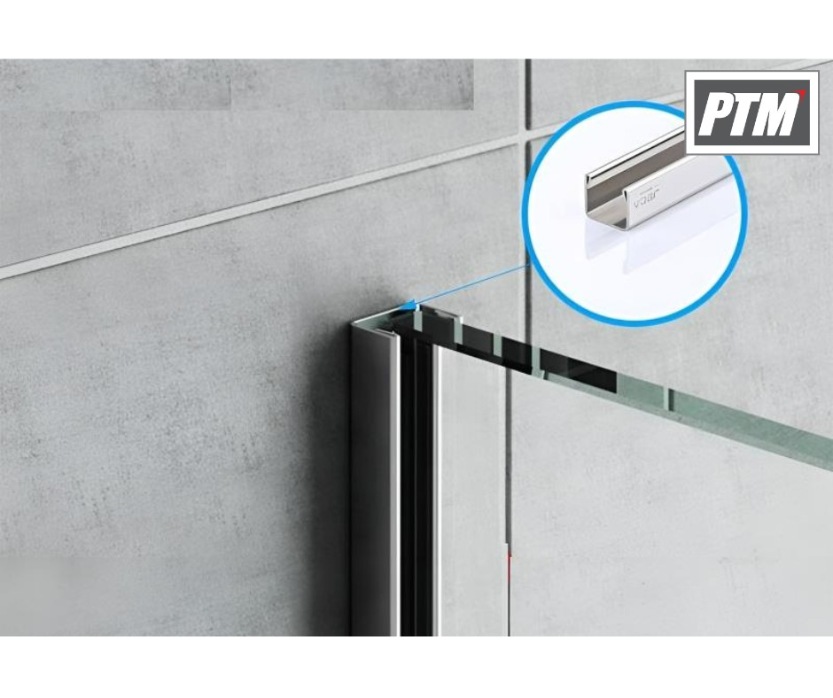 Nẹp kính chữ U inox